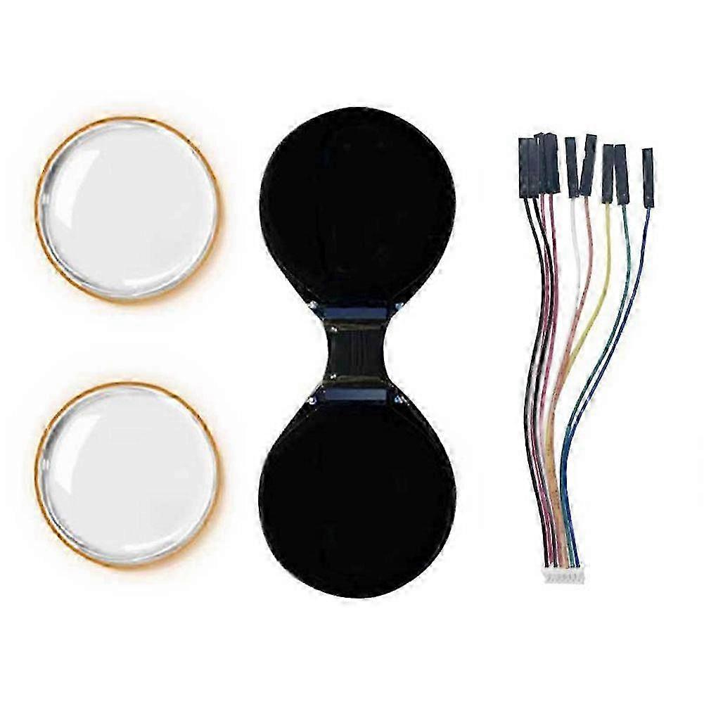 0.71 Inch Electronic Eye Round Double Lcd Display Dual Screen For Esp32 Pico Stm32