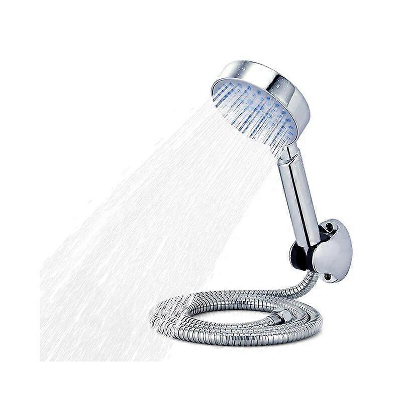 ZhangJi 5 Modes Adjustable Handhold Shower Nozzle Rainfall Spray Shower Head 3.93 Inch Round Panel Water-saving Showerheads