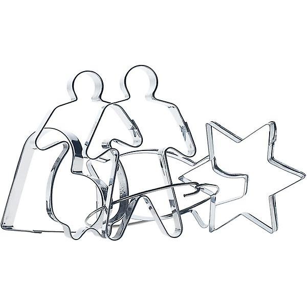 Kakmått 5-pack Traditionell Jul 