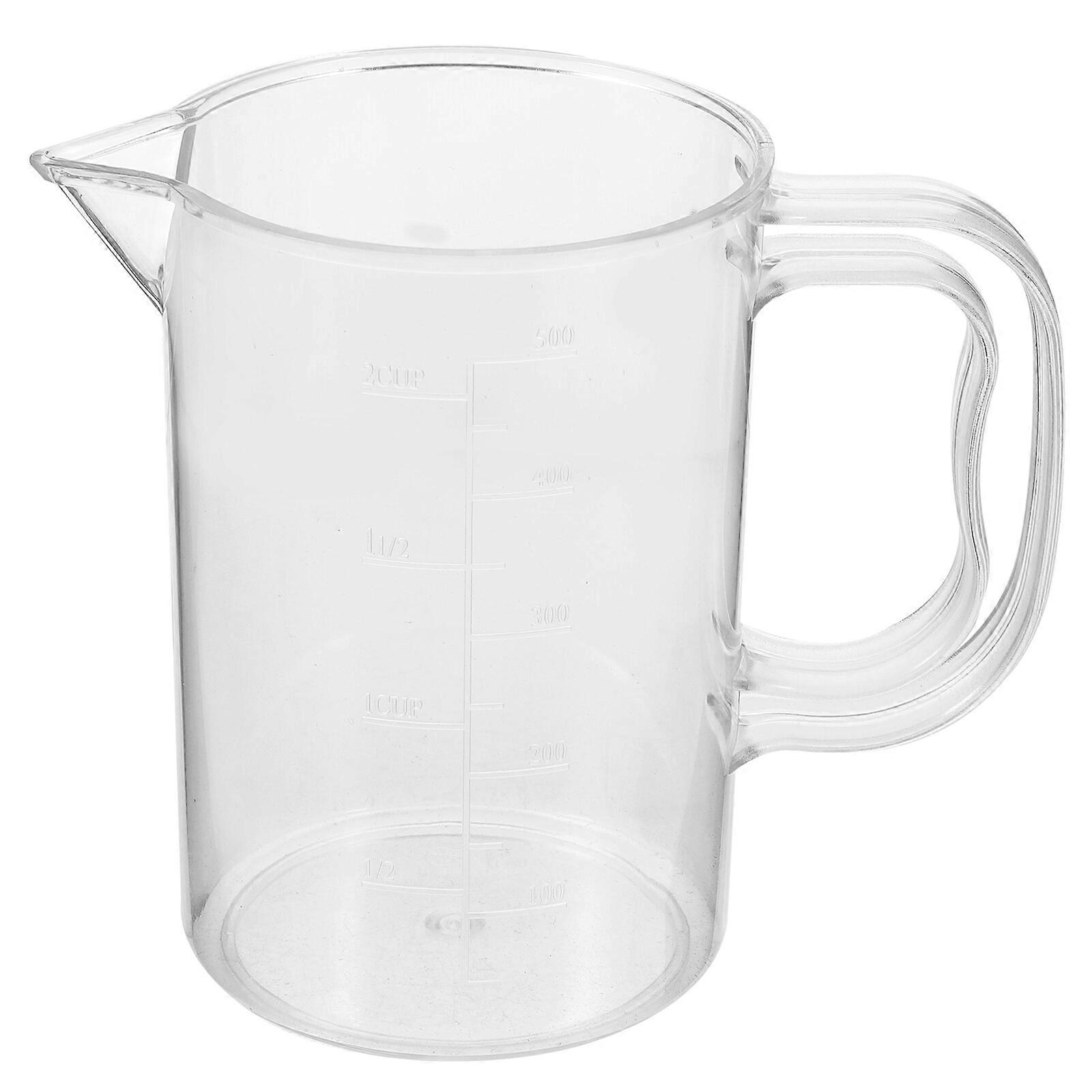 Measuring Cup with Scale Reusable Plastic Measuring Jug Milk Coffee Measuring Cup