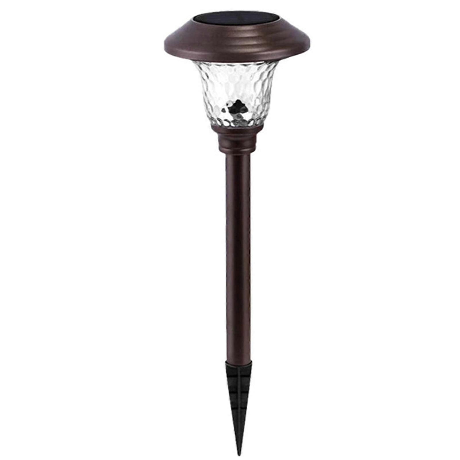 ソーラーパワーステークランプガーデンデコレーションLED芝生ライトパスウェイ屋外防水