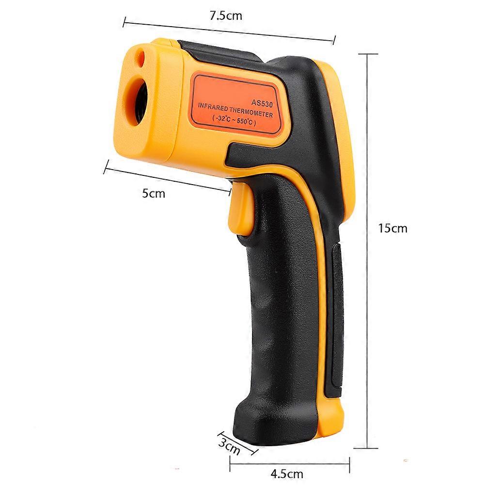 100% Nuovo Aggiornato Smart Sensor Digitale LCD Palmare Termometro A Infrarossi Misuratore di Temperatura Tester Laser Rosso Senza Contatto IR Pirometro