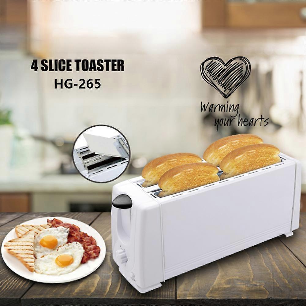 Toaster Maker EU Standard 220V Home Stainless Steel can Toast Four Pieces Breakfast Bread Sandwich Light Food Maker