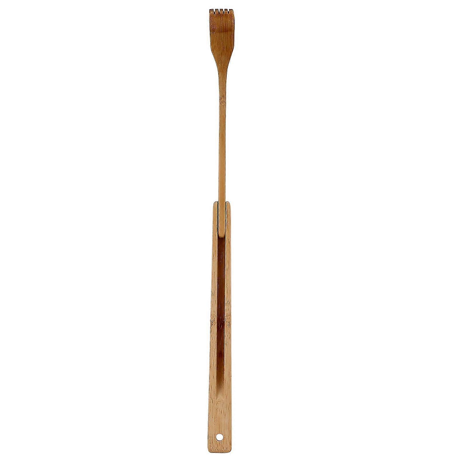 Folding Back Scratcher Self Massager Bamboo Massage Tool For Itching Relief