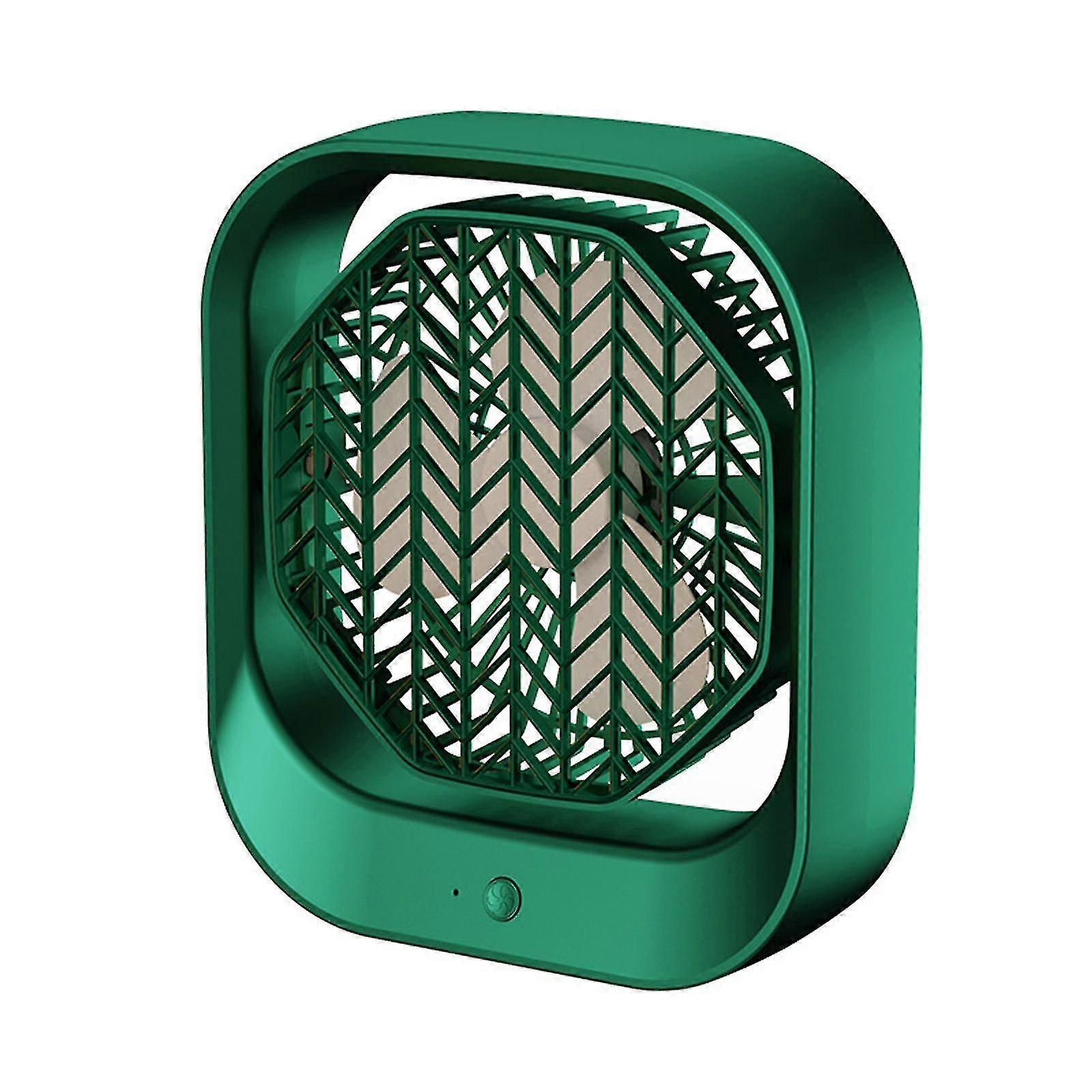 Portable Desktop Fan 1200mah 7.9 Inch Rechargeable Desktop Fan 210 Head Rotation Infinitely Variable Speed Quiet Battery Operated Usb