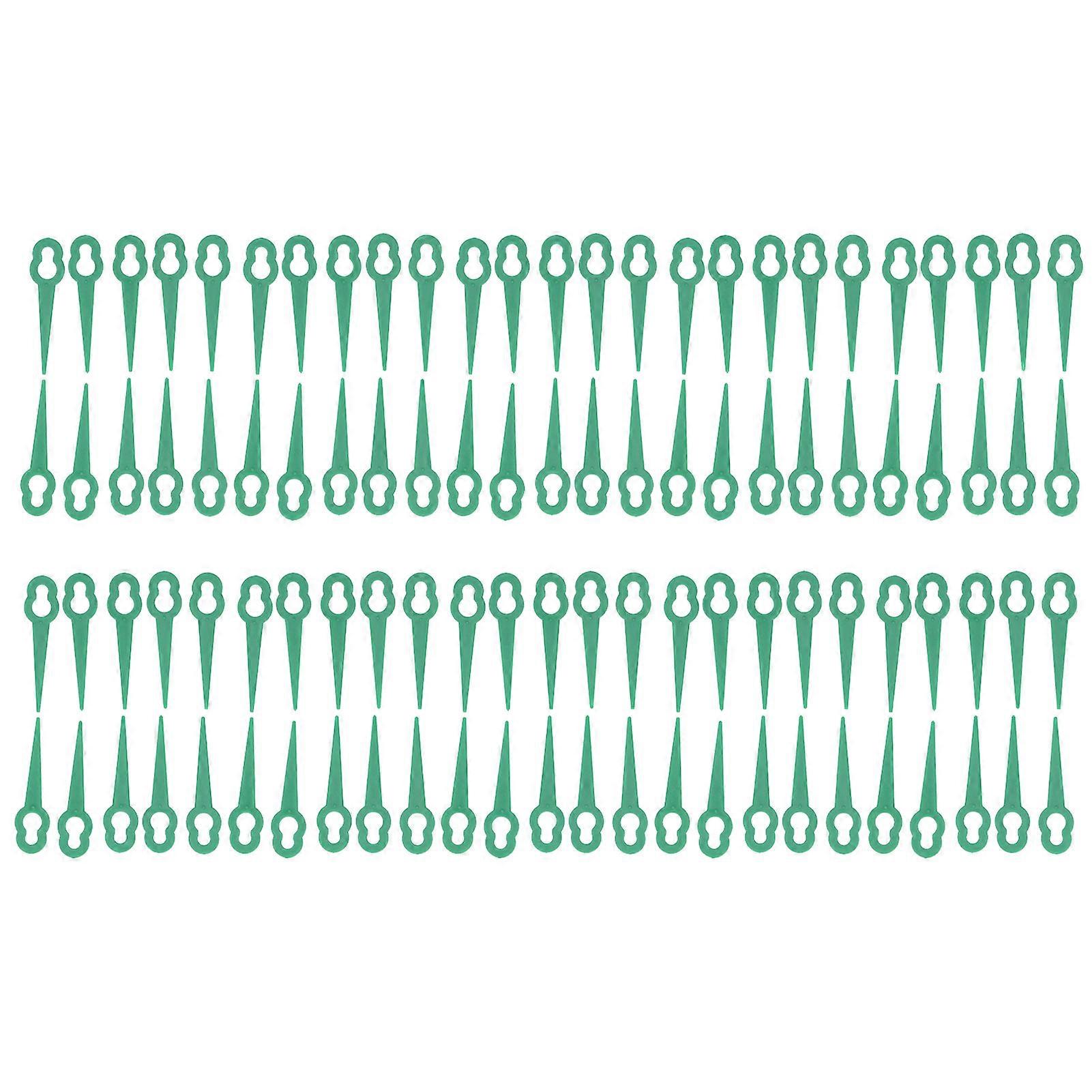 100pcs Replacement Lawn Mower Cutting Blade Portable Grass Trimmer Blades