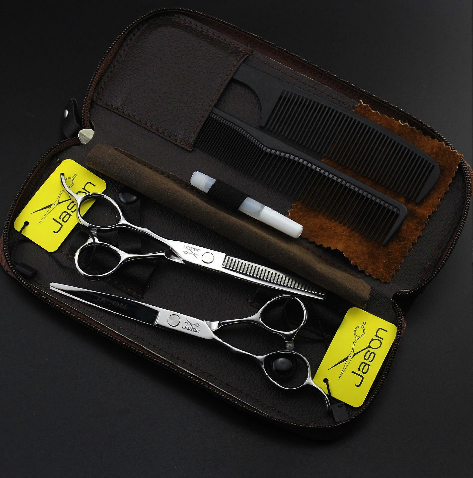 Left Hand Cut 6.0 &Quot;Hair Cut Flat Cut Tooth Cut Thin Cut Set