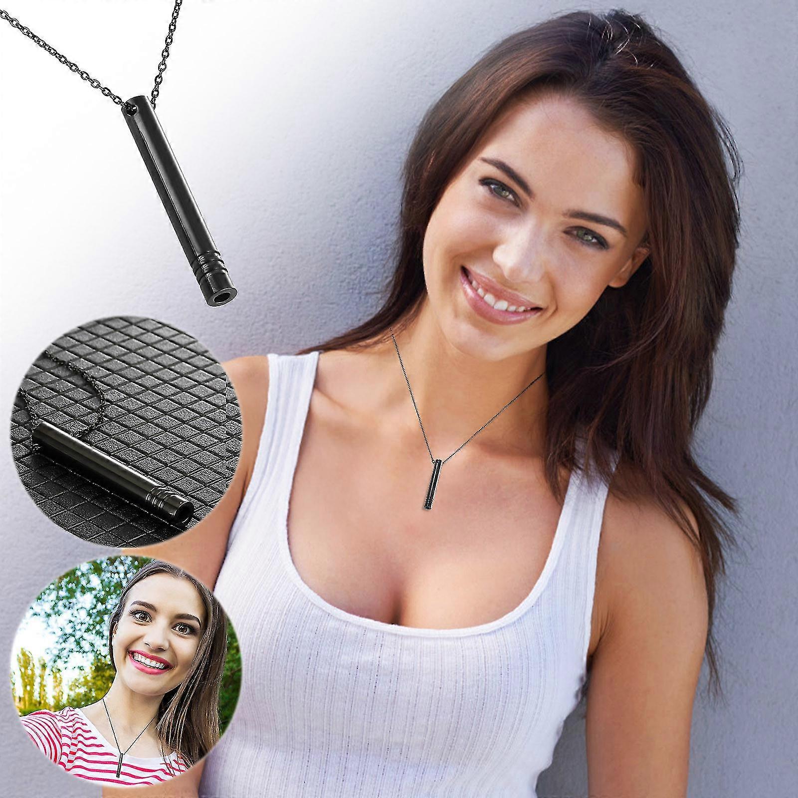 Meditation Mindfulness Breathing Pendant Necklace