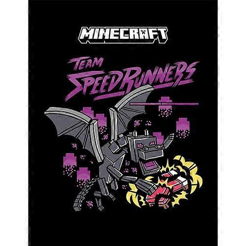 Minecraft Team Speedrunners Printed Framed Poster