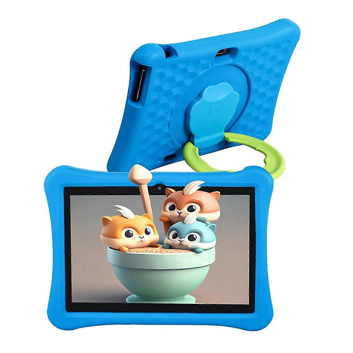 10 tommer nettbrett for barn for A133 Android 4+64G smart læringsmaskin med foreldrekontroll EVA-nettbrett EU-plugg rosa