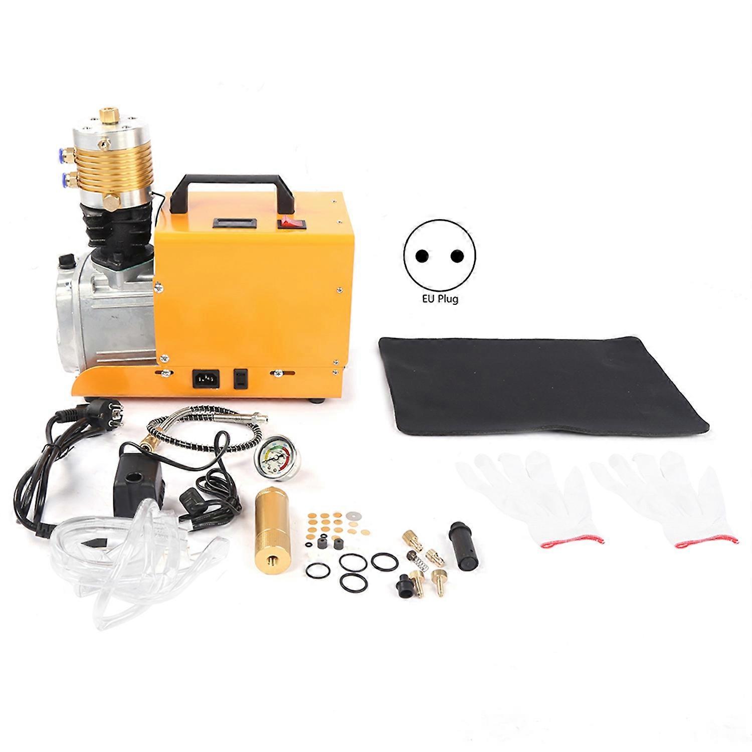 Luftkompressor-Pumpe 30MPa 4500PSI Inflator Elektrischer Hochdruck Integrierter SetEU-Stecker 220V
