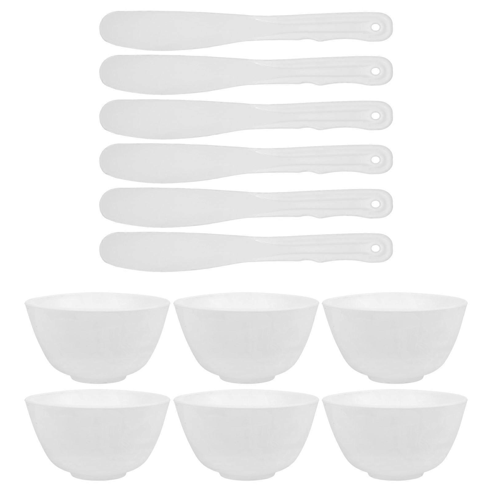 1 Set  Diy Mud Mask Tool Diy Mask Bowl Convenient Mud Mask Mixing Bowl Silicone Bowl With Applicator