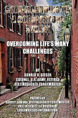 Skateboarding on a Cobblestone Street