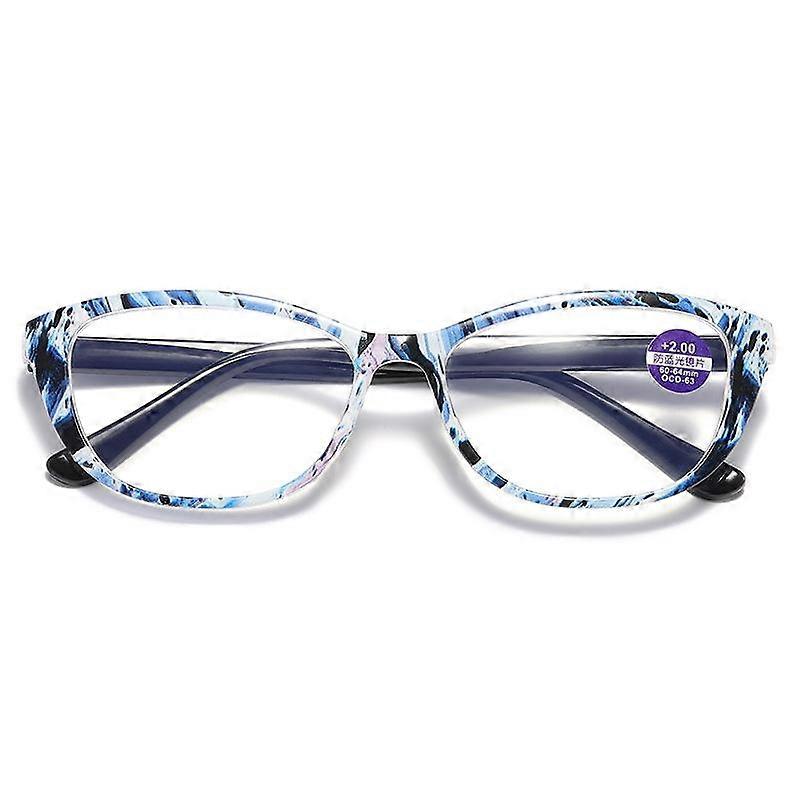 Printed Anti Blue Light HD Women's Reading Glasses
