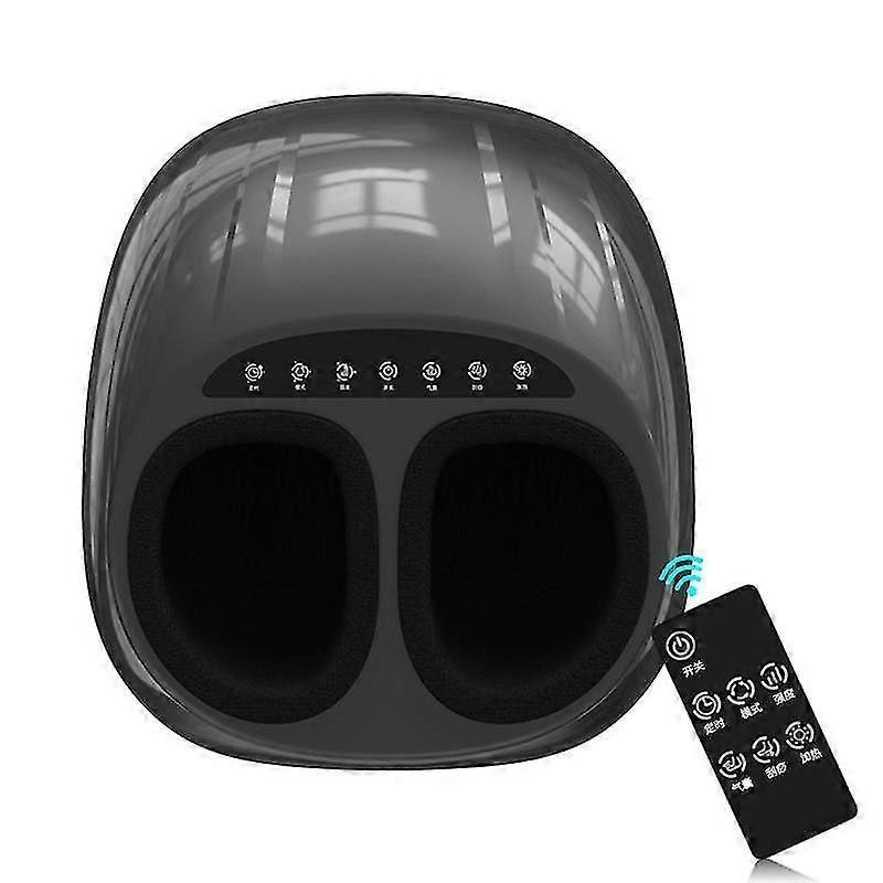 Fully automatic kneading hot pressing foot massager pedicure machine white remote control