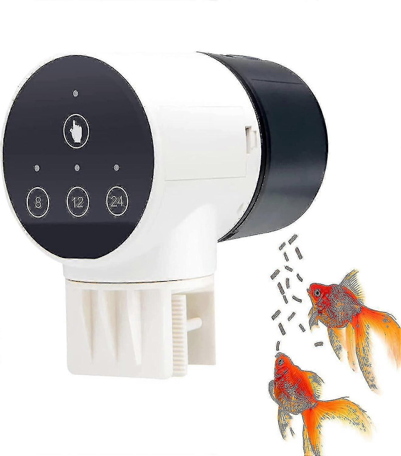 Intelligent timing automatisk fiskefoderføder