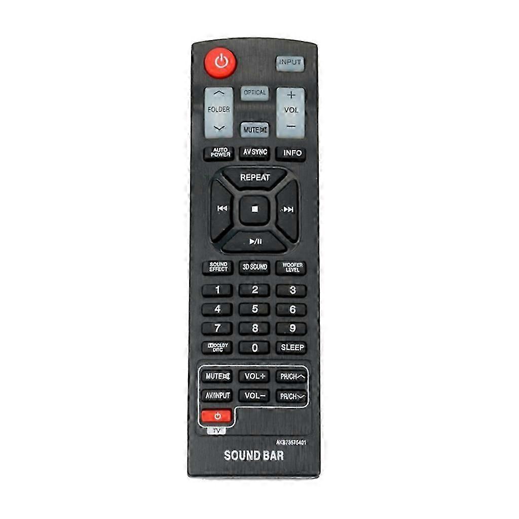 Remote Control for LG Soundbar, AKB73575421 Soundbar Controller Replacement
