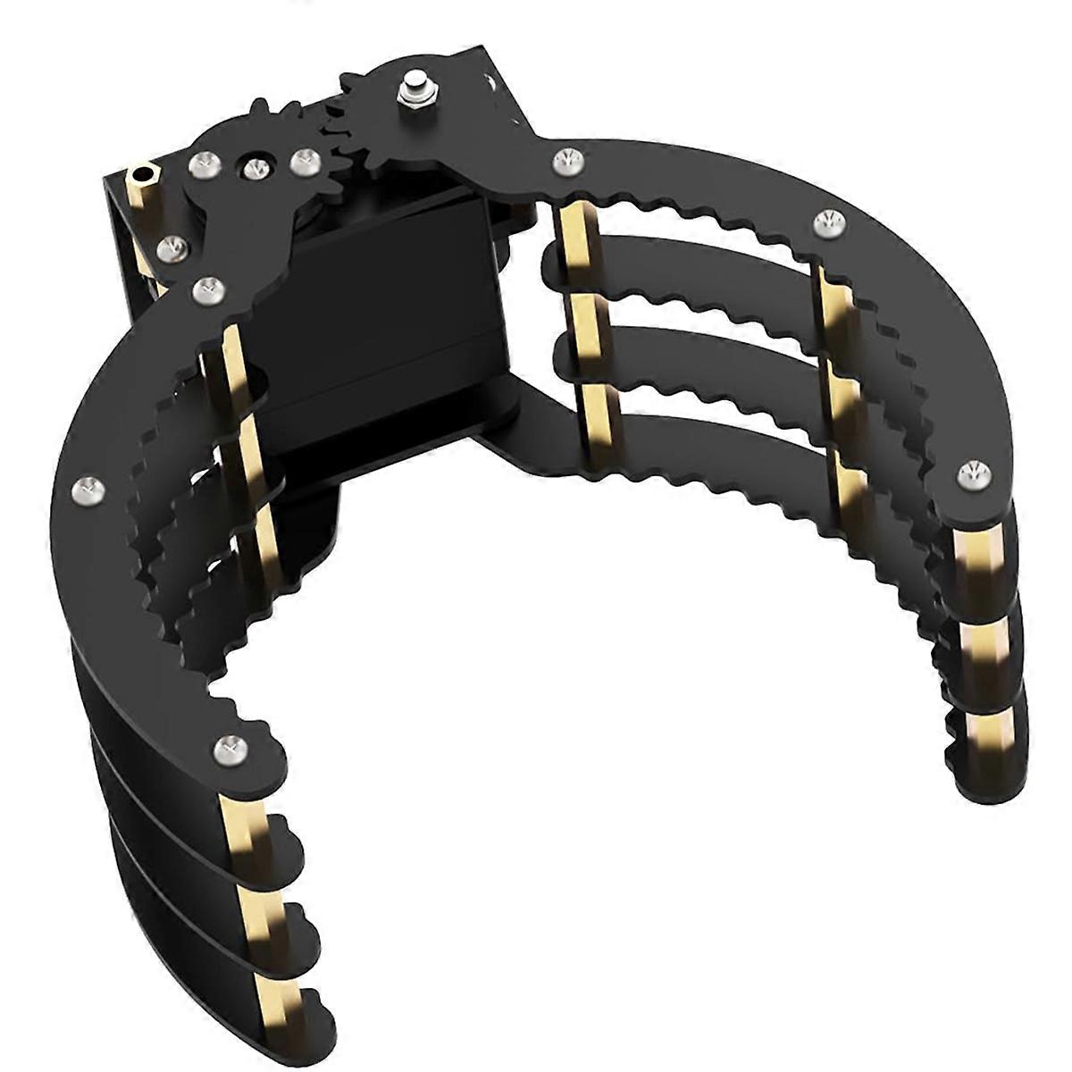 Robotklo Full Metal Wave Edge Clamp Robot Håndgriper Grabber Robotarm med høyt dreiemoment Bytt klo