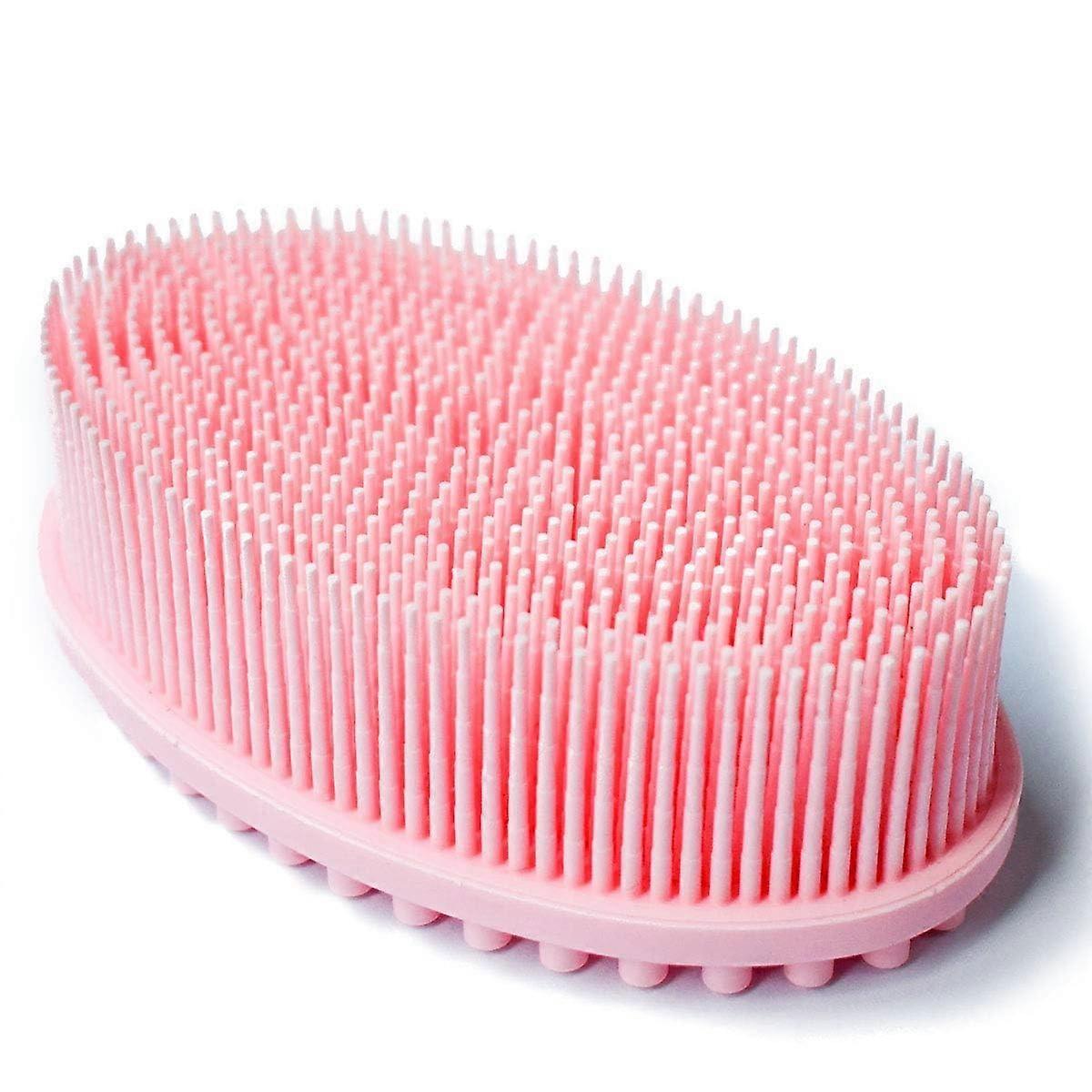Effective Exfoliating Silicone Bath Brush for Sensitive Skin, Soft Grip Handle, Easy Clean, Ideal for Daily Use