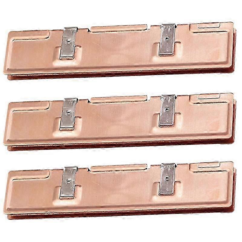 3X Pure Copper RAM Heatsink Radiator suitable for Ram DDR3 Memory Cooler Cooling Heat Sink Desktop Memory Ra