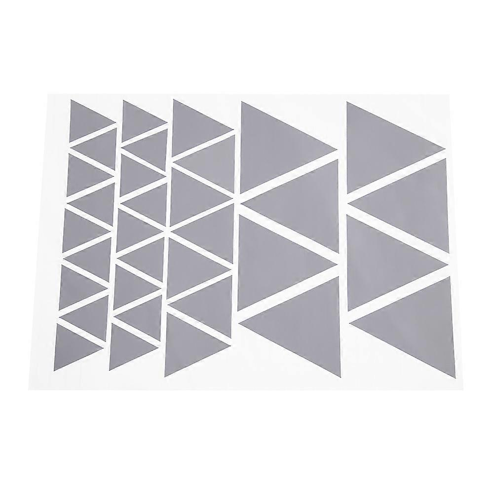 Triangle Shape Self-Adhesive Wall Stickers Decals for DIY Home Room Decor, Removable, Waterproof, 3D Design, Multicolor