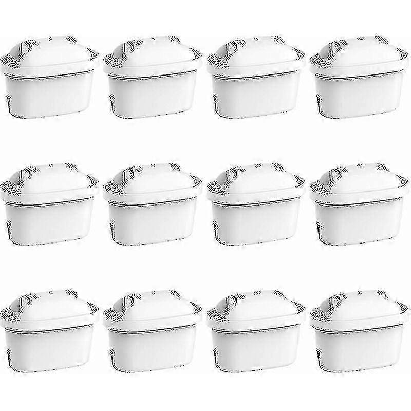 WaterdropFilter Cartridge 12 Pack, Compatible with Brita Maxtra+ Replacement Filters