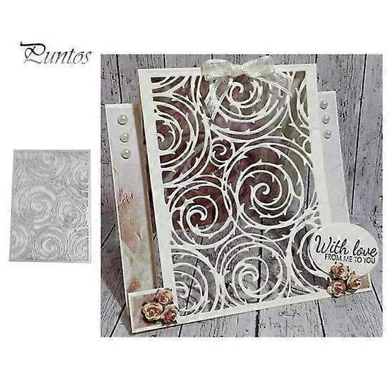 Circular Tree Background Cutting Dies DIY Scrapbook Paper Cards Album Stencil