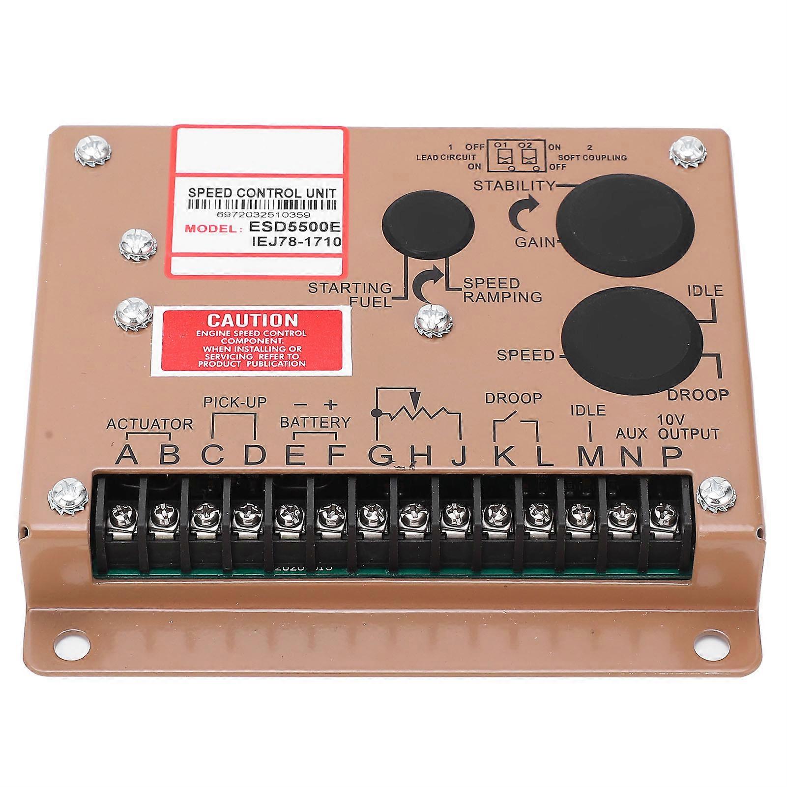 Engine Speed Regulator Generator Electronic Control Module Genset Parts ESD5500e DC 12V/24V