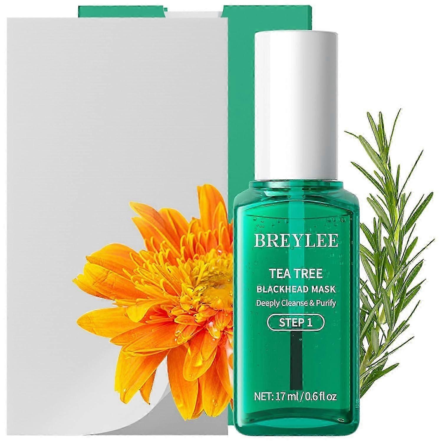 Blackhead Remover Mask, Tea Tree Oil Nose Pore Strips with 100 papers, Peel Off Mask for Nose and Face, Pore Cleanser Purifying