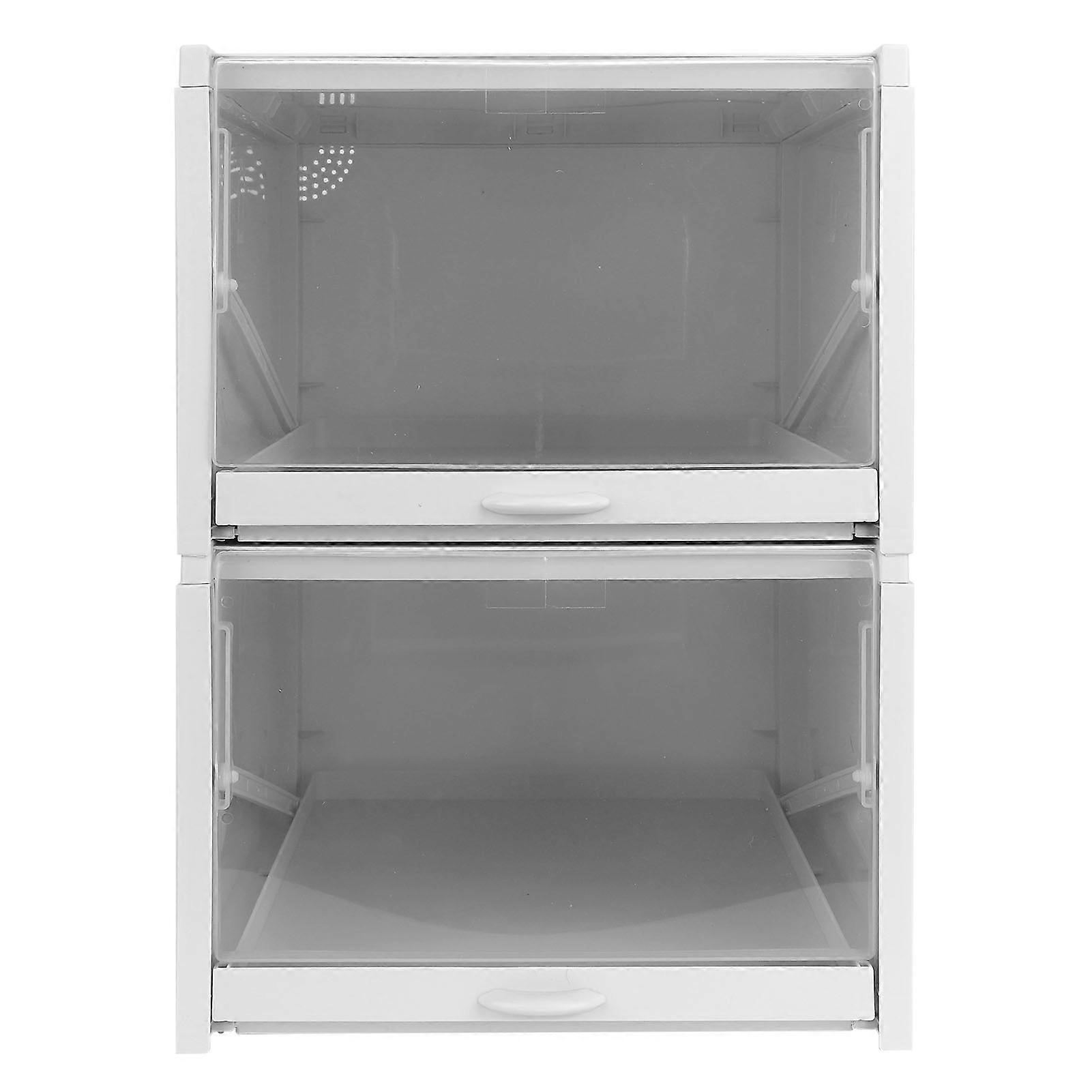 Shoes Box PP Storage Drawer Organizer Container Durable Cabinet for Home