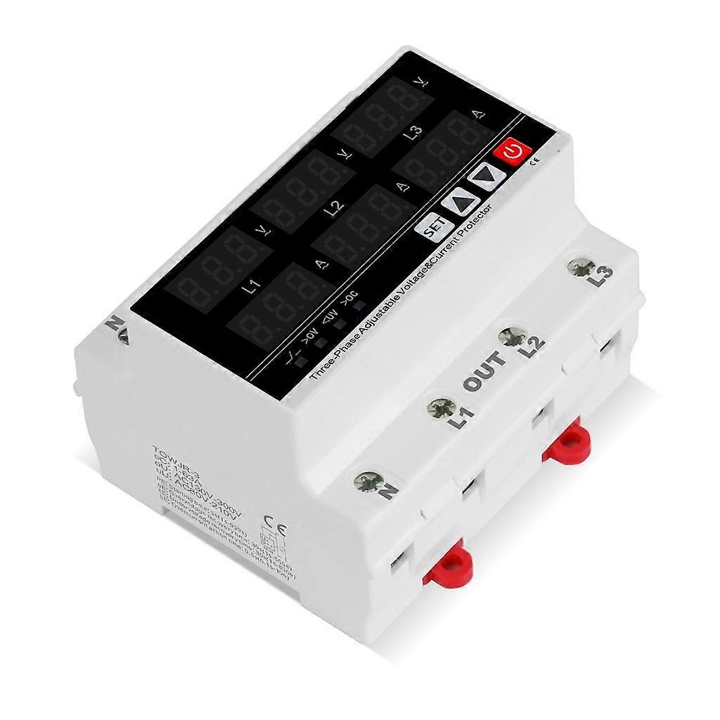 3 Phase Din Rail Voltmeter Ammeter DIN Rail Ammeter Relays Protector
