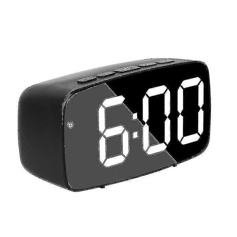 Digitaluhr für das Schlafzimmer mit großem Display, LED-Zeitanzeige, elektronischem Wecker
