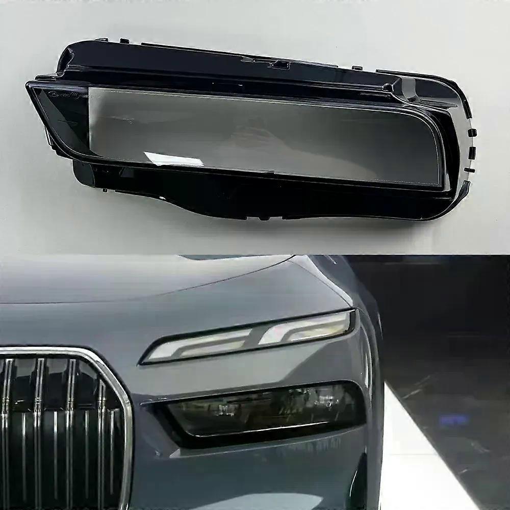 For BMW 7 Series G70 2023 Headlamp Cover Lampshade Lamp Headlight Shell Lens Plexiglass Replace Original Lampshade