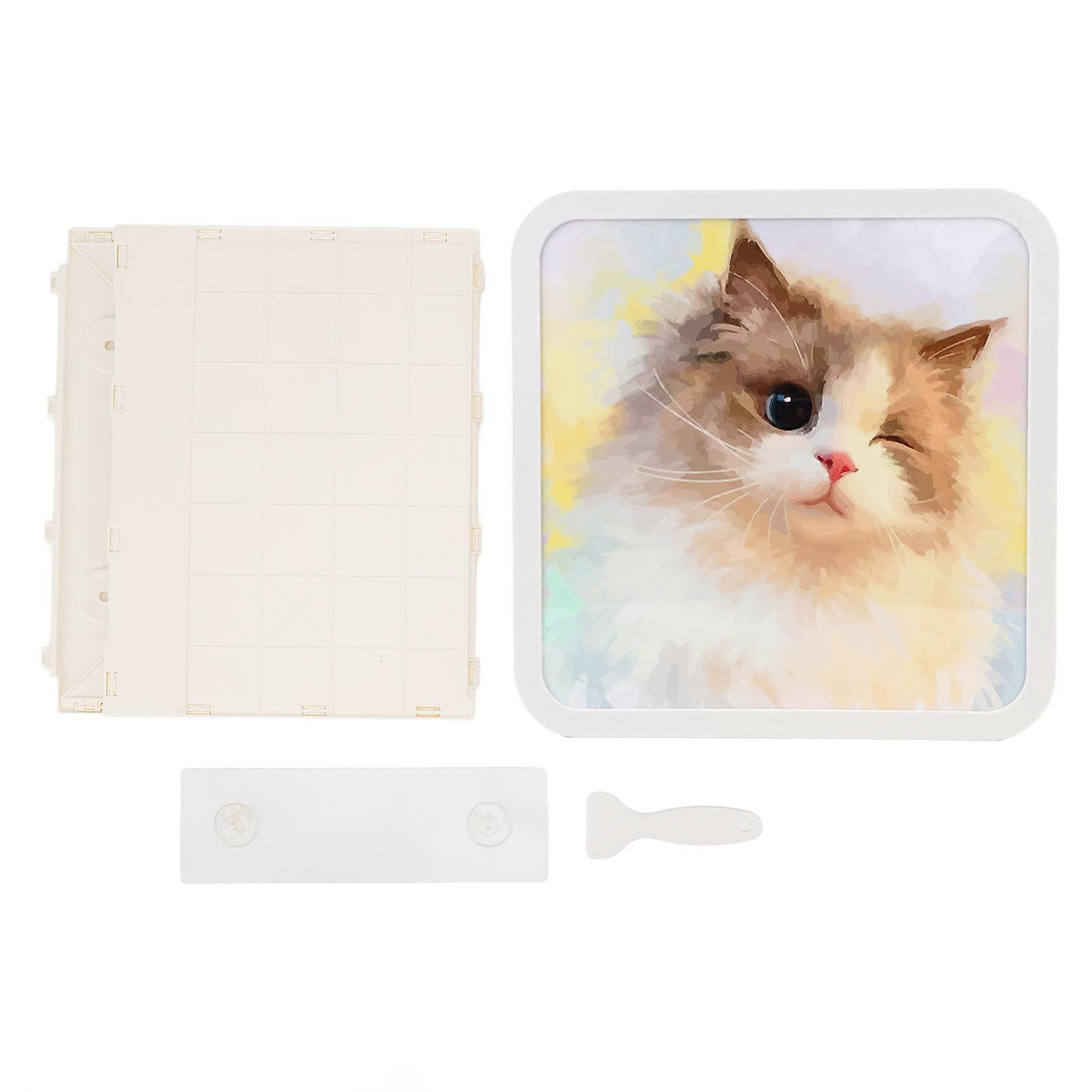 Bathroom Wall Storage Box Large Capacity Multifunction Space Saving Foldable Small Wall Mounted Bathroom Cabinet Organizer Multicolour Cat
