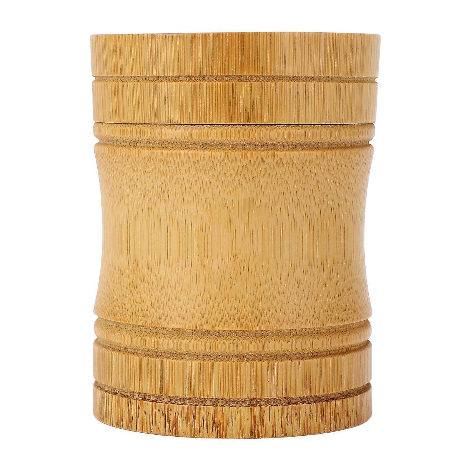 Portable Lightweight Bamboo Tea Jar Storage Holder Container Box