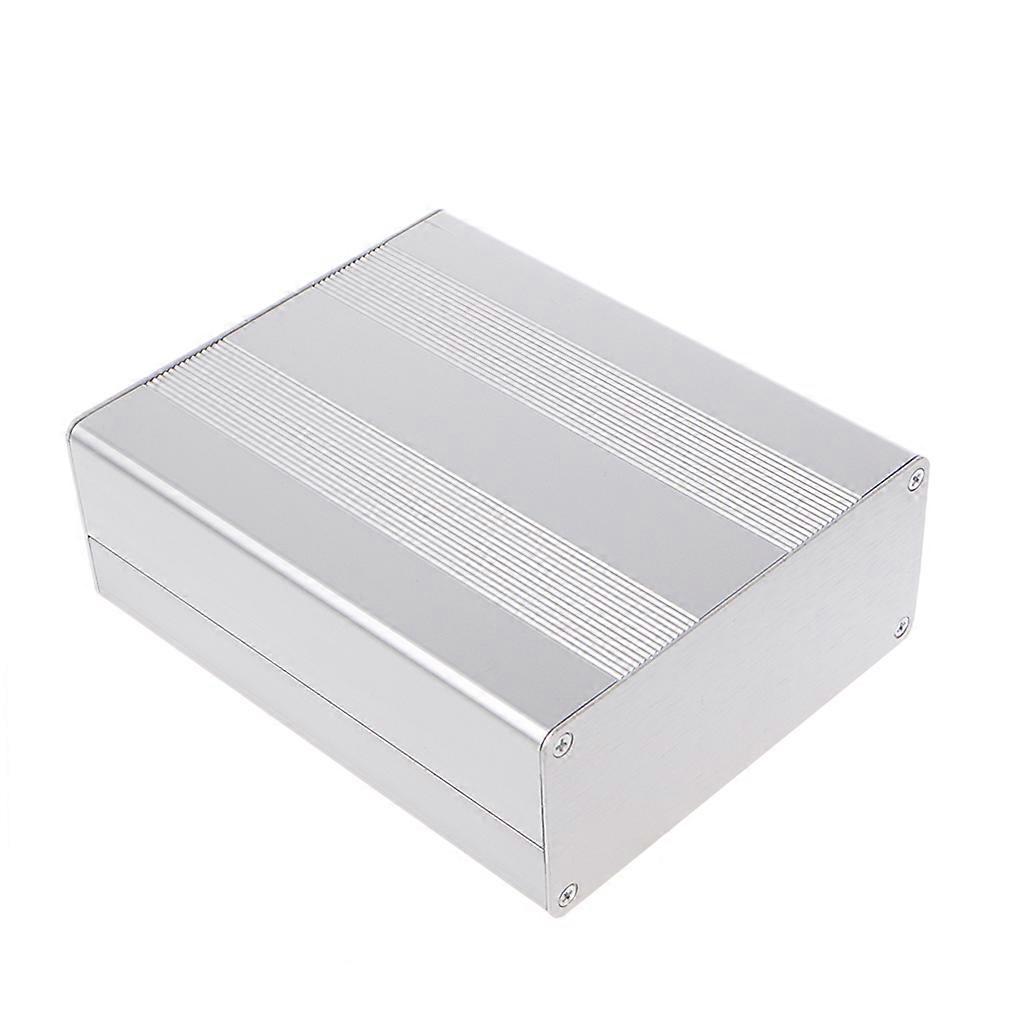 Aluminum Box Enclosure for Case Project Electronic For PCB Board DIY 130x110x50m Silver