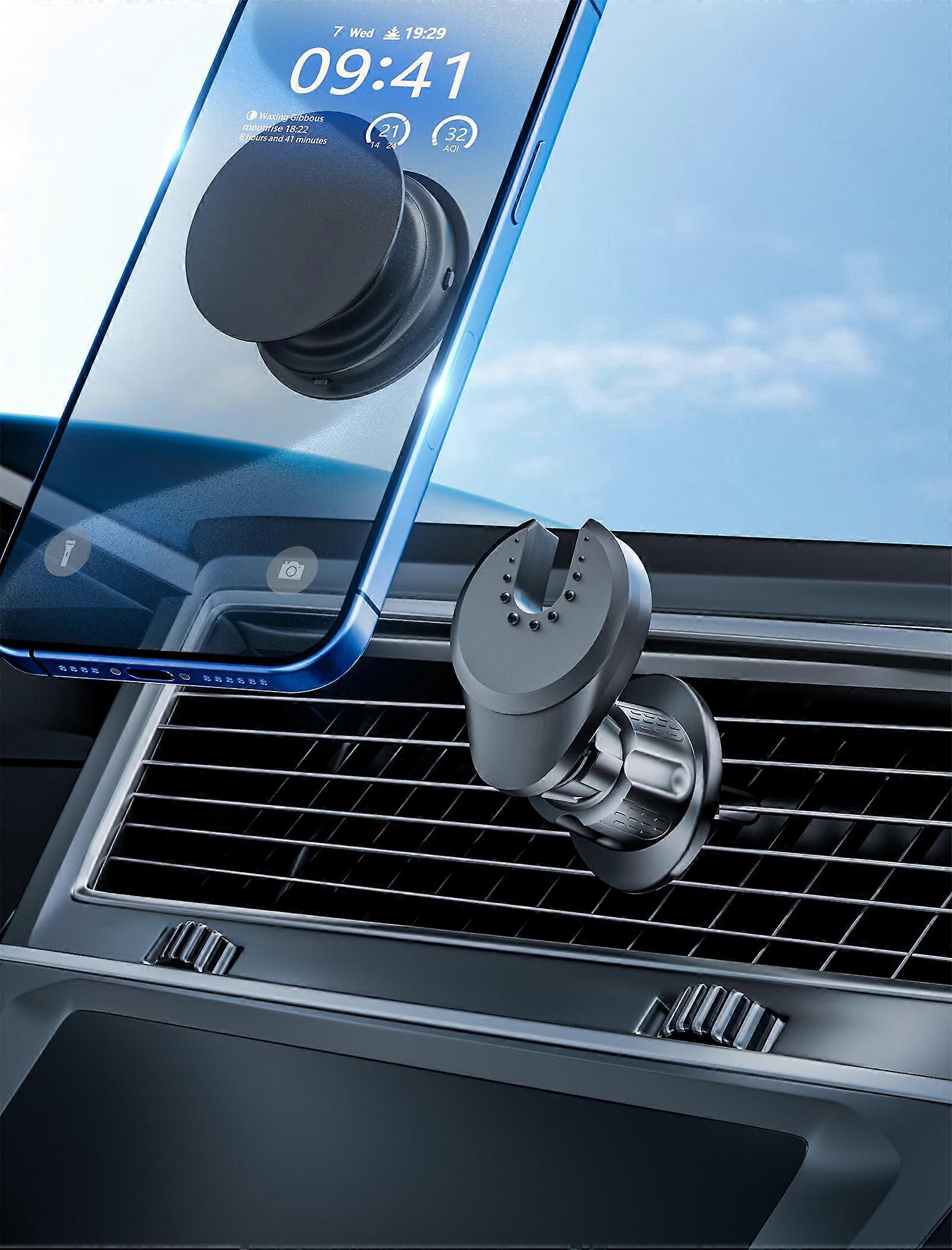 Retractable, stable and anti-shake car phone holder, suitable for air vents