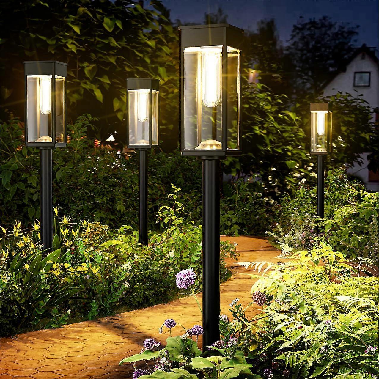 8 Pack Solar Pathway Lights Bright for Yard Patio Walkway Driveway