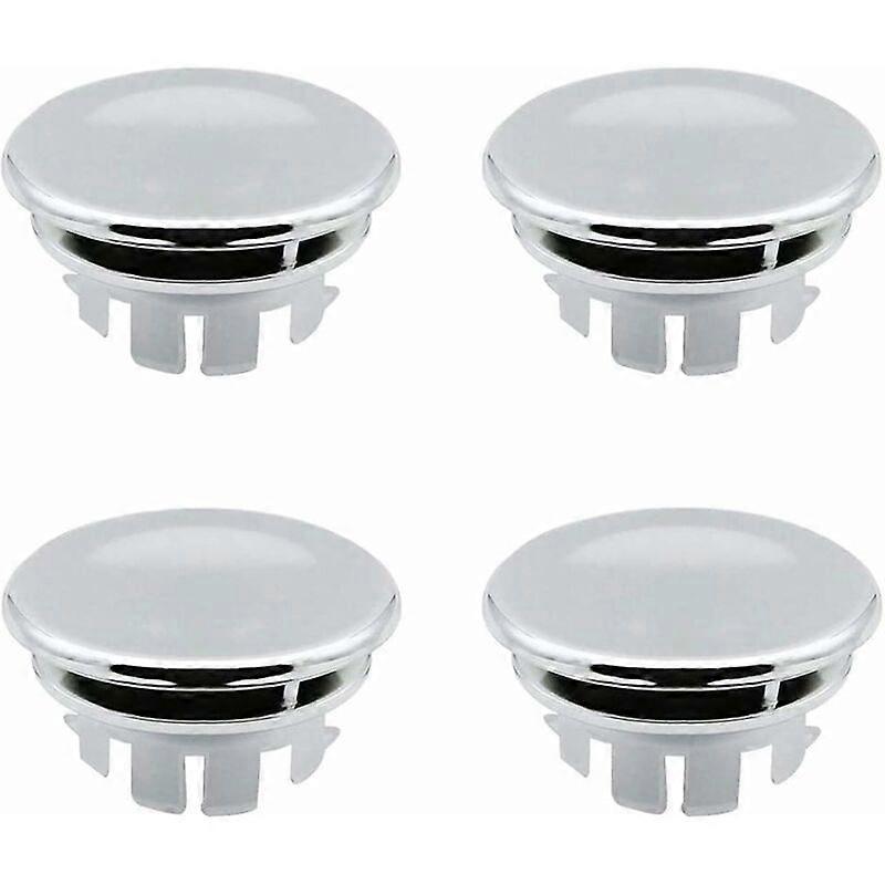 Sink Overflow Cover, 4-Piece Replacement Set for Bathroom or Kitchen