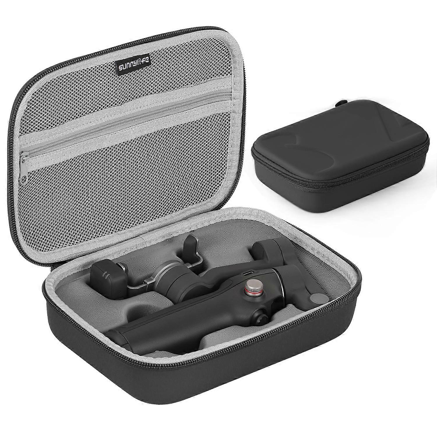 SUNNYLIFE O7P-B984 For DJI Osmo Mobile 7 Pro Storage Case Leather EVA Carrying Bag