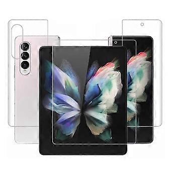 1 Set For Samsung Galaxy Z Fold6 5G Hydrogel Film Inside+Front+Back Cover TPU+PET Screen Protector