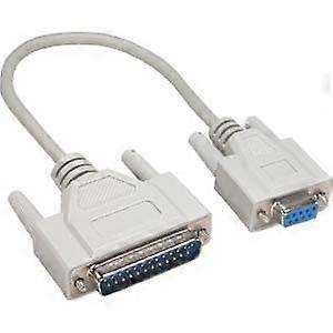 (20 Pack) 1Ft DB9-F/DB25-M Serial Cable - 1 Feet