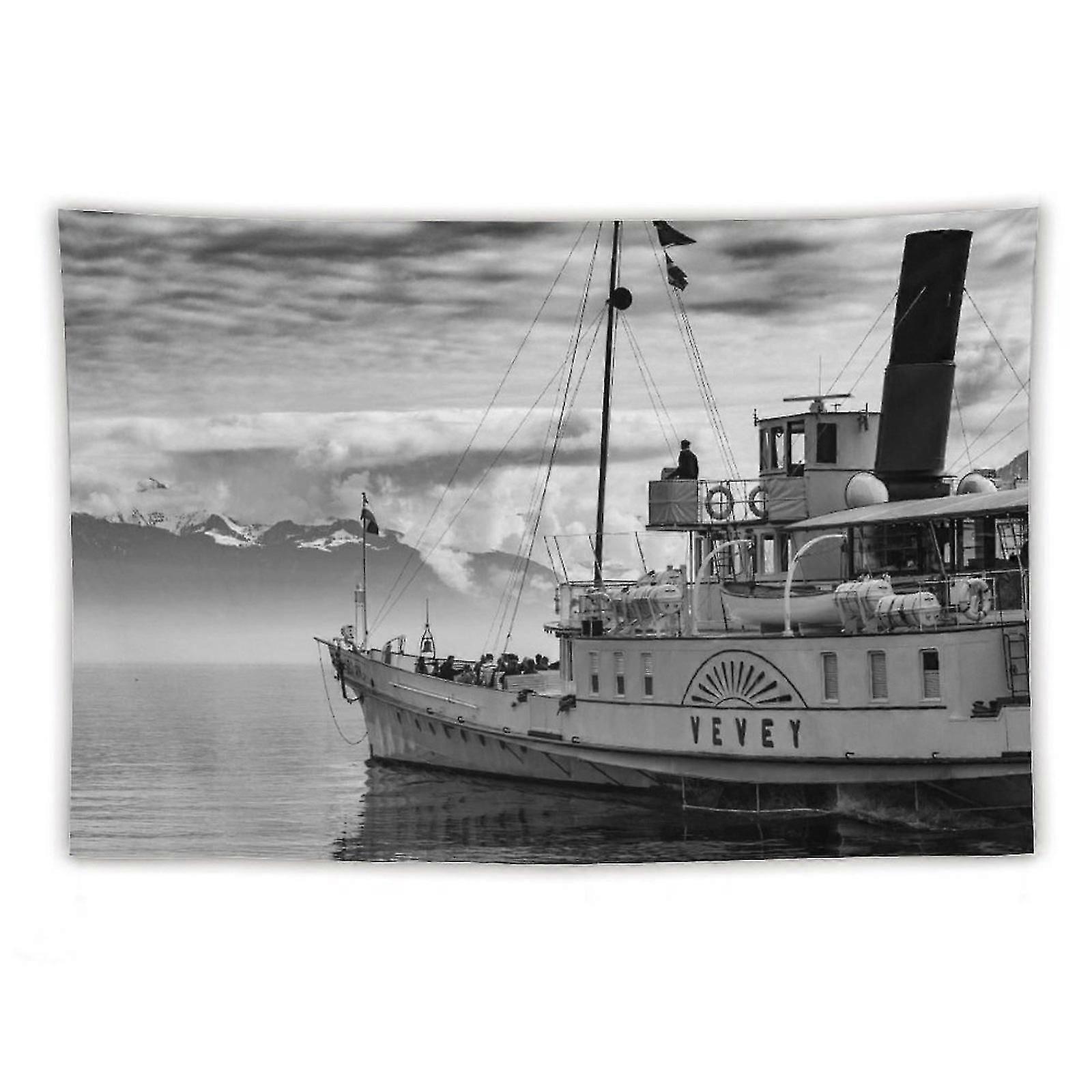 Fotografering av Yevey seilbåt tapeter