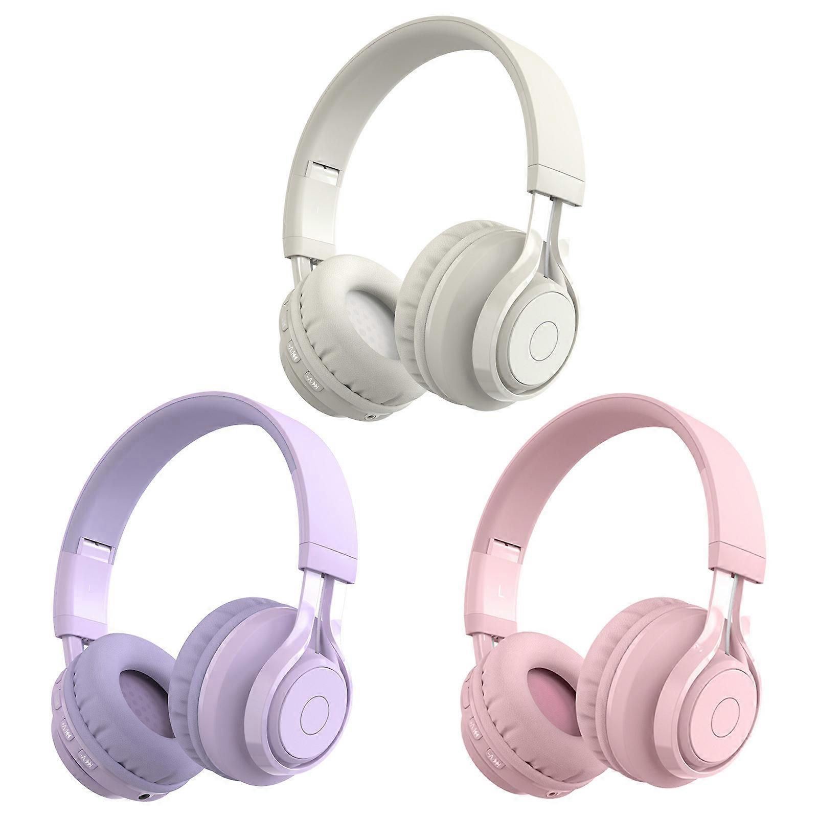 Children's Headset Folding LED Luminous Headset Wireless Bluetooth Headset Mobile Phone Computer Bluetooth 5.0