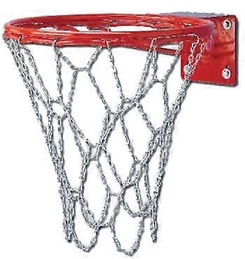 Steel Basketball Net - Durable Steel Basketball Net for Chain Link Hoops - Standard Size for Outdoor Use
