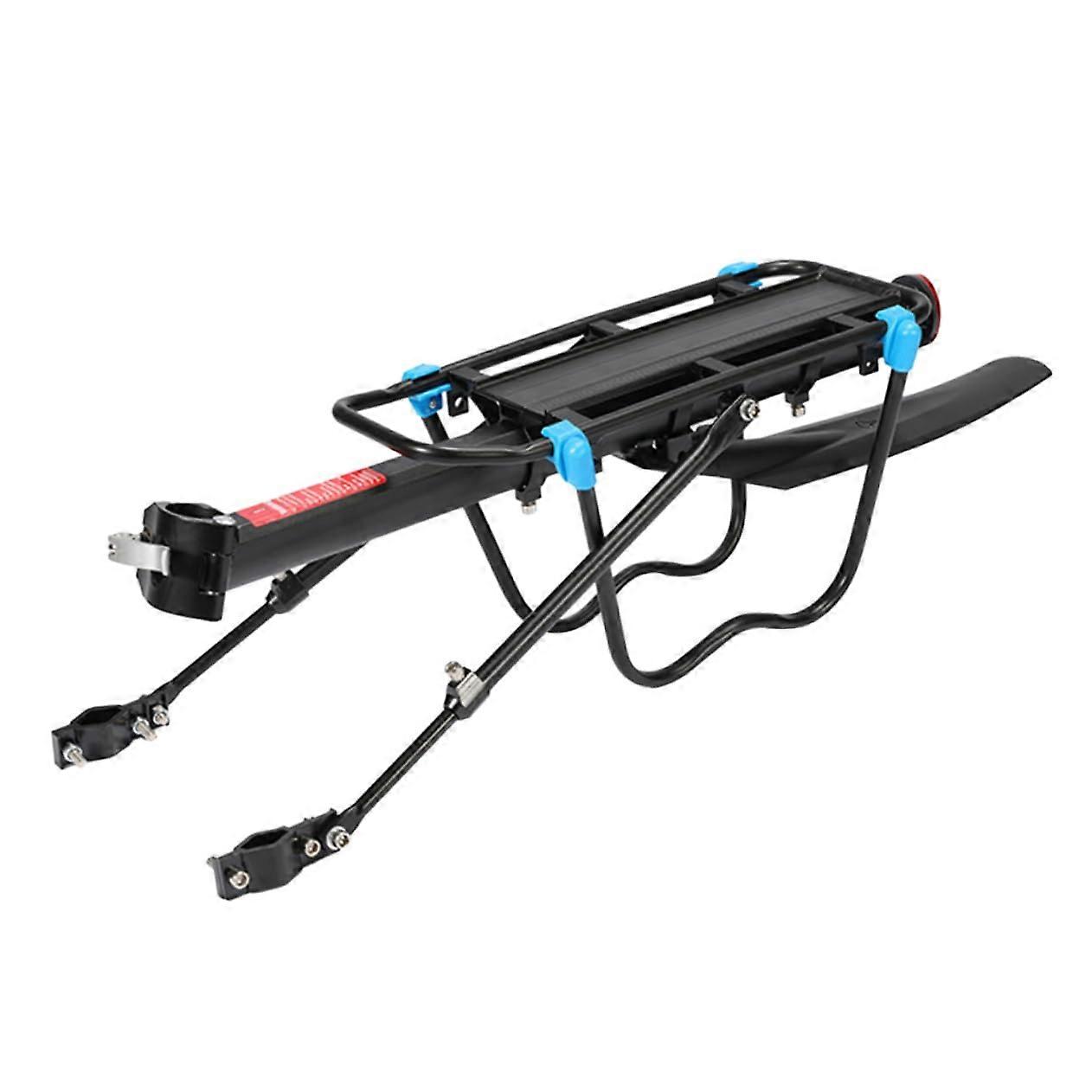 Bike Carrier Rack Black Luggage Stand for Mountain Bikes, Cargo Rack Rear Shelf, Durable and Lightweight Design