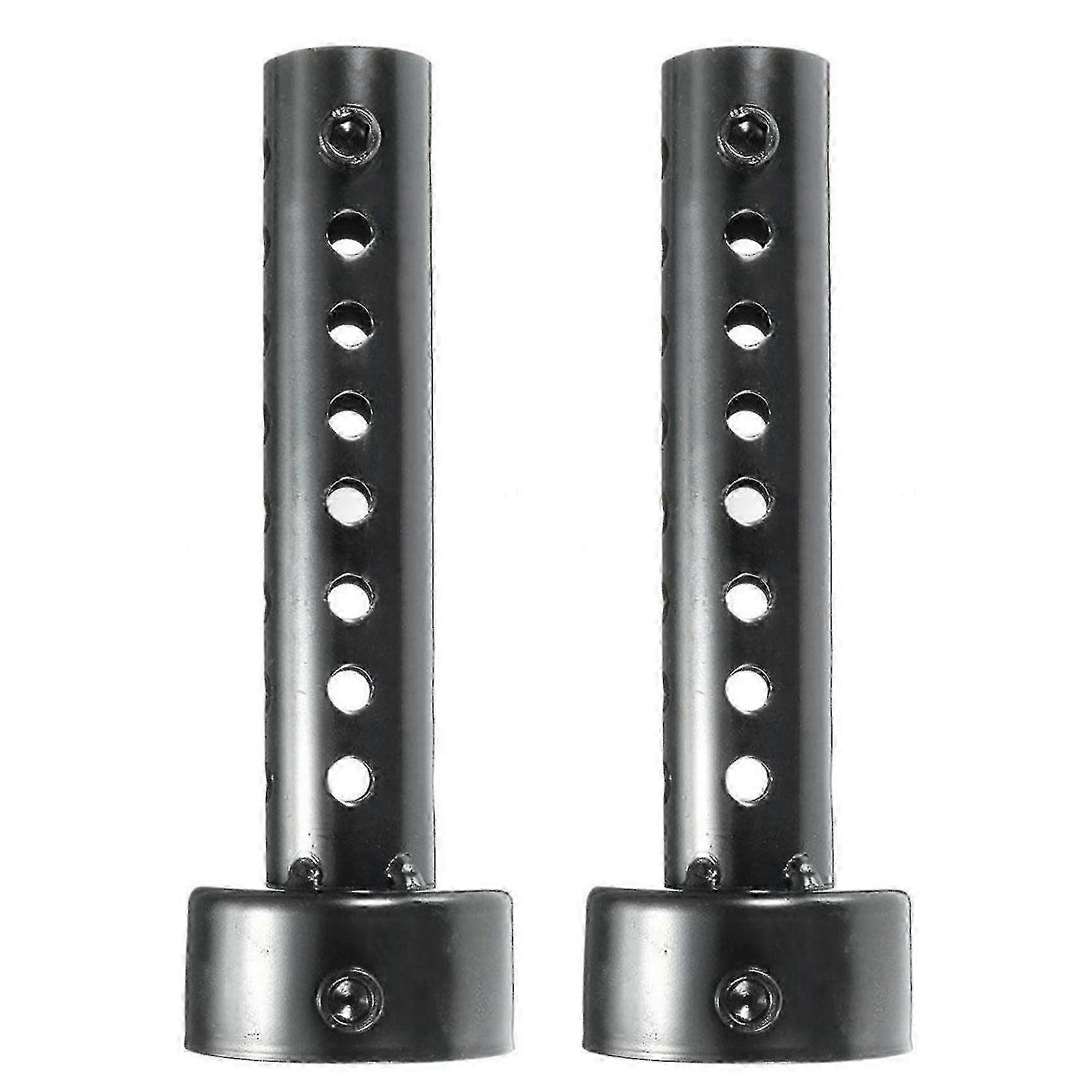 Black 48mm Universal Motorcycle Exhaust Can Muffler Baffle Db Killer Silencer (pack Of 2)