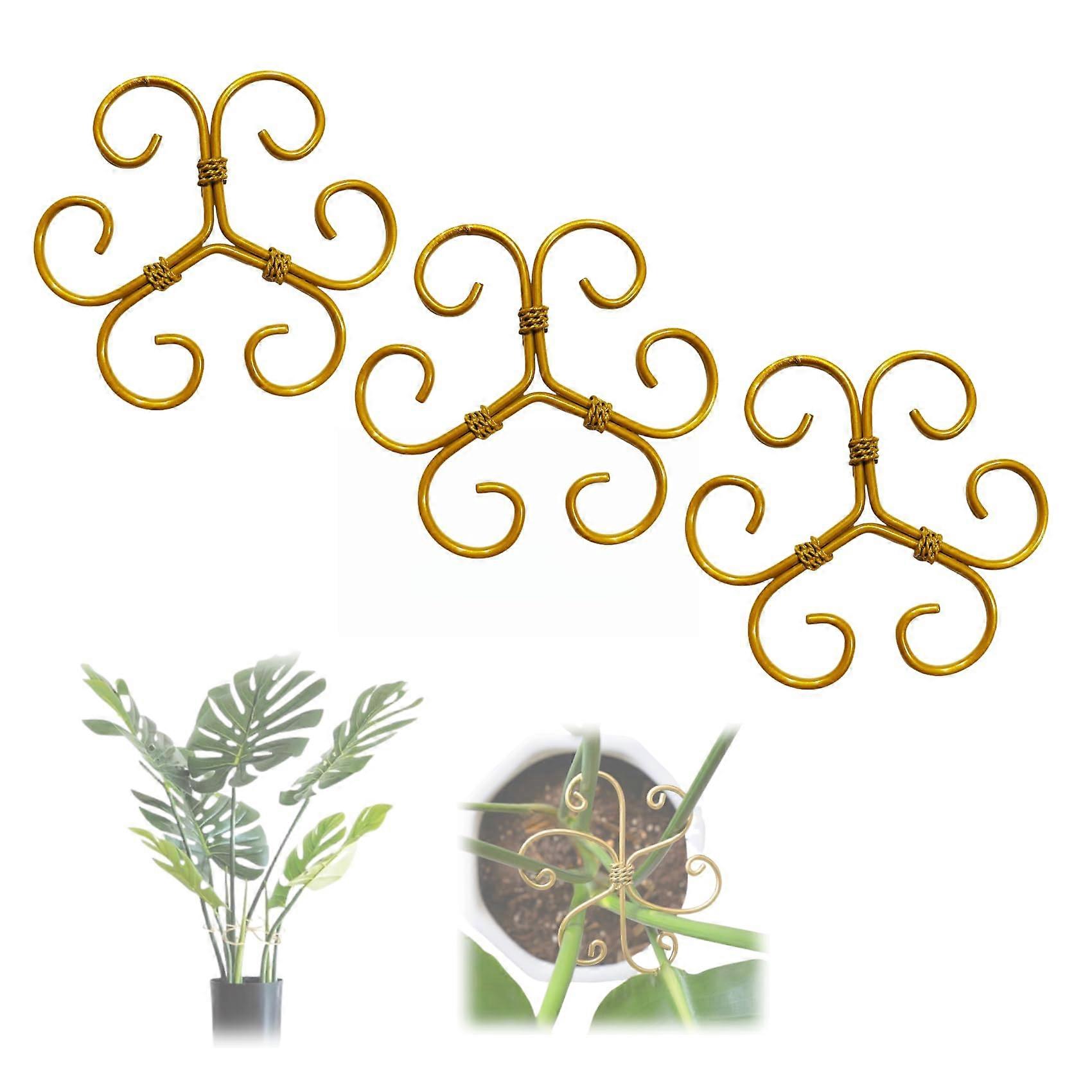 Plant Stabilizer for Indoor Plants, Reusable Stem Support, 3-Piece Set, Prevents Falling and Organizes Branches