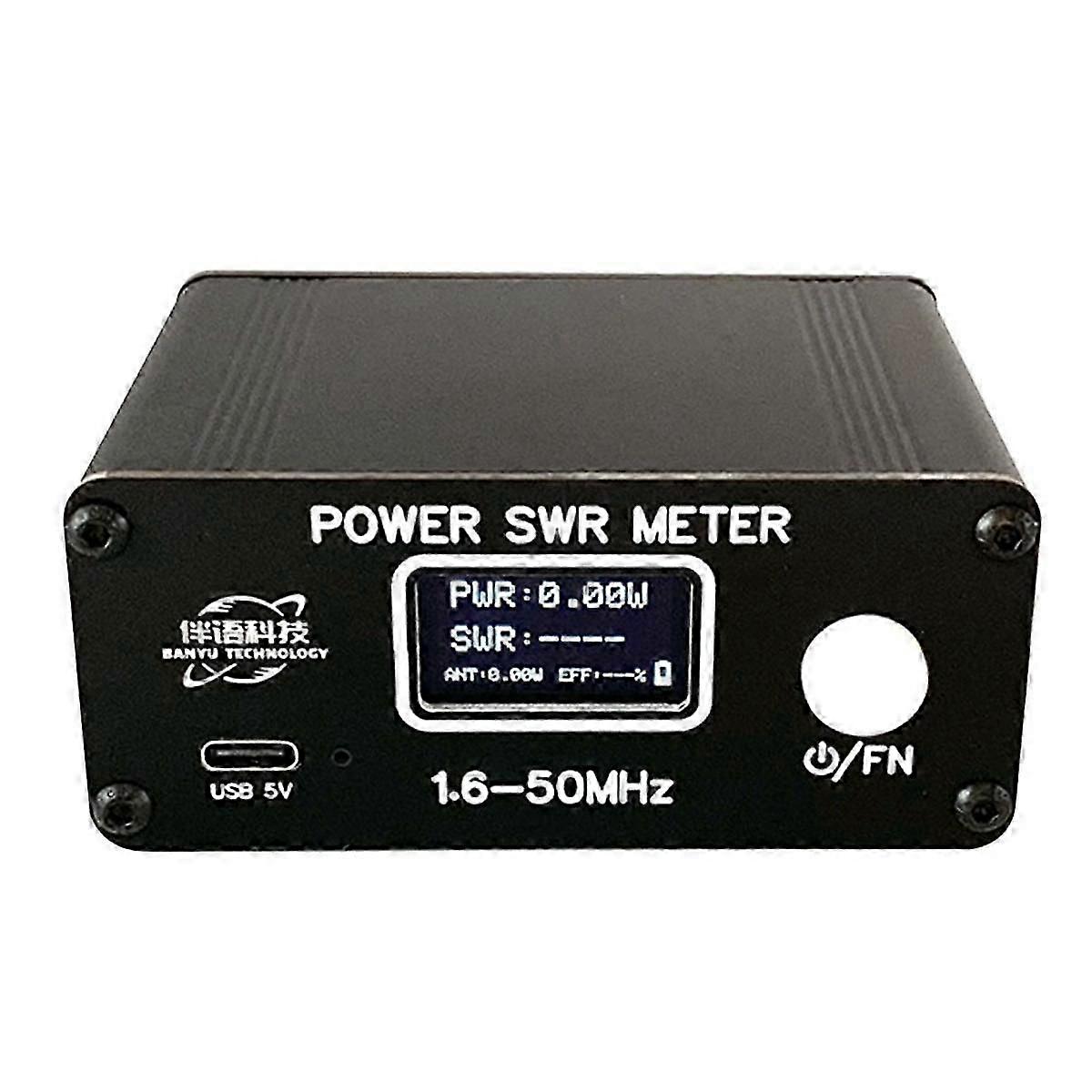 High Frequency SWR Meter 150W Digital Display Standing Wave Ratio Meter Accuracy 5% Shortwave Power Meter