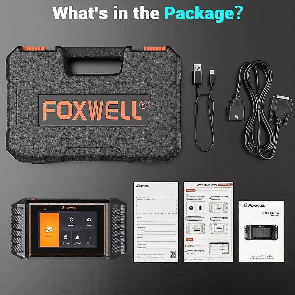 2025 Foxwell NT726 OBD2 Scanner BI-direktional Alle Systeme D.PF Öl EPB 12 Batterieregistrierung zurücksetzen OBD 2 Autodiagnosetools